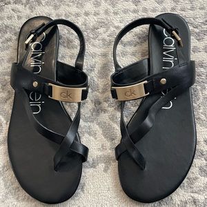 Calvin Klein Black Sandal